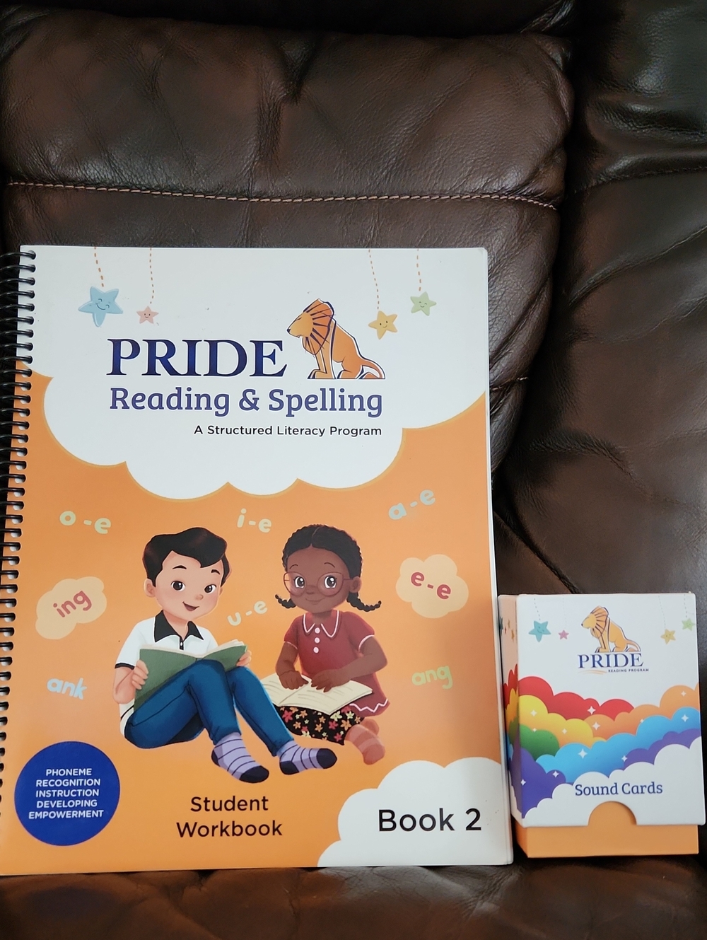 PRIDE Reading & Spelling Student Workbook 2 & Pride Sound Cards New Never Used